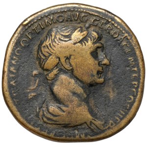 Trajan (98–117 n. l.) Sestercius, Řím