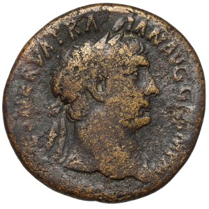 Trajan (98–117 CE), sestertius, Rome