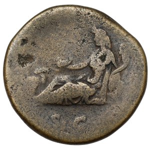 Hadrian (117–138 CE) Sesterce, Rome – Africa – rare