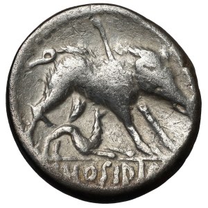 Republika, C. Hosidius C. f. Geta (68 p.n.e.) Denar, Rzym