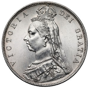 United Kingdom, Victoria, 1/2 Crown, 1891