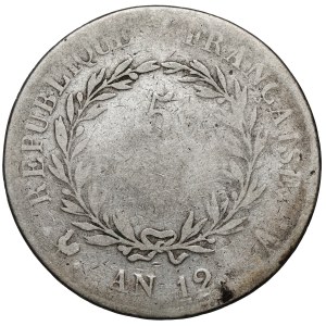 France, Napoleon I, 5 francs 1803-A, Paris