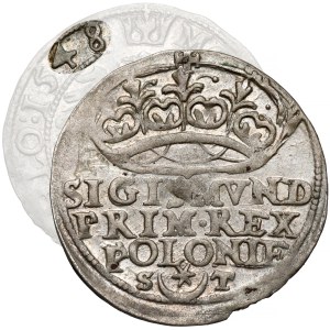 Sigismund I the Old, Kraków Groschen 1548 — with BUNS — rare year