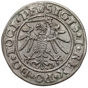 Sigismund I. der Alte, Elbląg-Groschen 1534 – Fehler „ELBINNK“ – Rarität