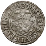 Sigismund I the Old, Elbląg grosz, 1538 — RARE date