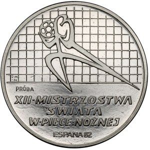 200 zlotych NICKEL commemorative coin, 1982, 12th FIFA World Cup – Spain – facing left