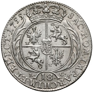 August III of Saxony, Leipzig, 1755 CE – narrow bust