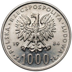 1,000 Złoty Nickel Commemorative Coin, 1984, 40th Anniversary of the Polish People's Republic