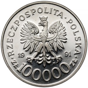 NICKEL Commemorative Coin, 100,000 zlotys, 1991, Battle of Britain