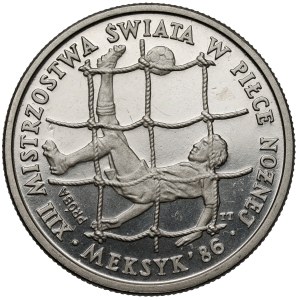 200 zlotych NIKEL Commemorative Coin, 1985, 13th FIFA World Cup – Mexico