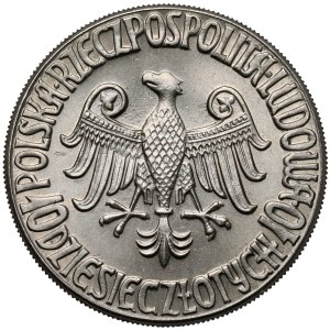 Probeprägung NICKEL 10 Złoty 1964 Kasimir der Große