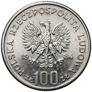 1984 100 zlotych NICKEL Commemorative Coin, 40 Years of the Polish People's Republic