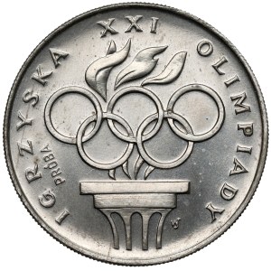 NICKEL 200 zlotych 1976 Olympic Games Commemorative Coin - Olympic Torch