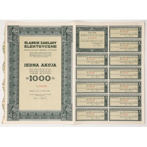 Silesian Electric Works, 1,000 zł, 1939