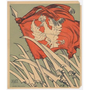 Patriotischer Spendenstein „Kosynierzy“ – Rozwadowski, Lemberg 1917 – groß