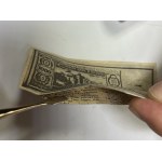 Reproduktion des „Krakowiak“, 1.000 Złoty, 1941 [324] + Ausschnitt aus einer alten Zeitung mit einer Reproduktion des Bildes