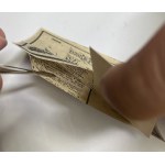 Reproduktion des „Krakowiak“, 1.000 Złoty, 1941 [324] + Ausschnitt aus einer alten Zeitung mit einer Reproduktion des Bildes