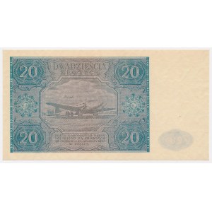 20 zlotych, 1946 - D - BLUE