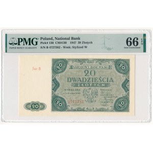 20 zloty 1947 - Serie B - n. 4727382