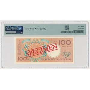Miasta Polskie 100 zł 1990 - WZÓR - A 0000000 - No.0195