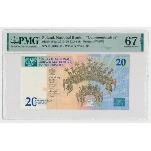 20 zlotých 2017 Jasná Góra