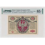 10 mkp 1916 General ... tickets - serial number Berlin IV - BEAUTIFUL