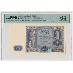 20 zlotych, 1936 - DT
