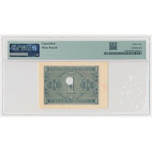 1 złoty 1941 - bez numeracji, skasowany