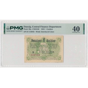 Gdańsk, 1 gulden, 1923–October