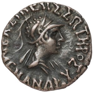 Baktria, Menander I. Soter (155–130 pred n. l.) Drachma