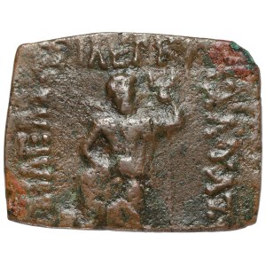 Indo-Scythians, Azes I (90–40 B.C.) AE30