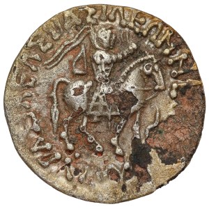 Indo-Scythians, Azes II (35–5 BCE) Subaerate drachma