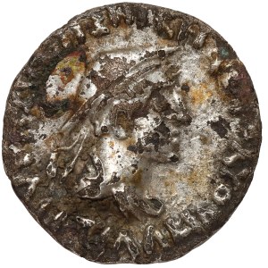 Baktria, Antialkidas (130-120 p.n.e.) Drachma subaerat
