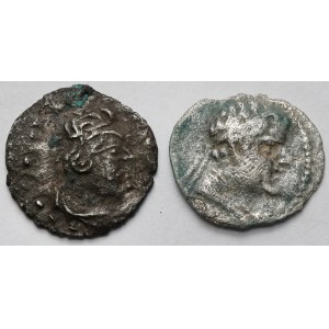 Greece, Bactria, and Others, Silver Coins - Set (2 pcs.)