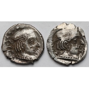 India, Drachmas - Set (2 pcs)
