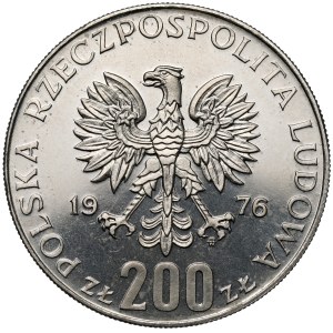 NICKEL 200 zlotych 1976 Olympics Commemorative Coin - Head