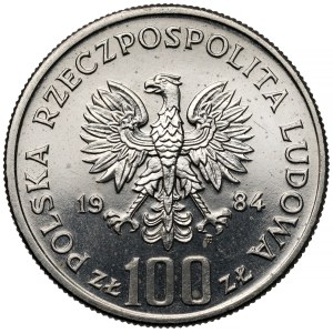 Probeprägung NIKEL 100 Złoty 1984 Wincenty Witos