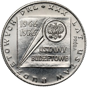 20 zlotych NICKEL trial coin, 1976, Budget Acts
