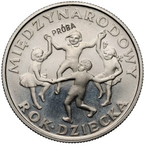 NICKEL 20 zlotych Trial Coin, 1979, Year of the Child
