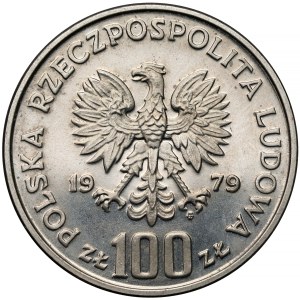 Próba NIKIEL 100 złotych 1979 Henryk Wieniawski - mała głowa