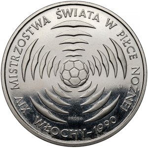 Nickel Commemorative Coin, 200 zlotych, 1988, 14th FIFA World Cup, Italy