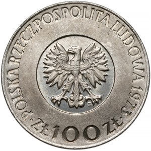 Probeprägung NICKEL 100 Złoty 1973 Nikolaus Kopernikus – lange Haare