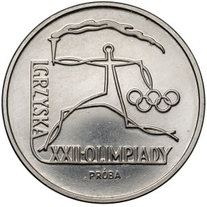 Probeausgabe NICKEL 100 Złoty 1980 XXII. Olympiade – Fackel