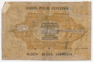 Królestwo Polskie, 1 rubel srebrem 1858 - Englert