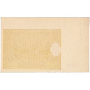 Unvollendeter Druck von 1.000 Złoty, 1946 – nur Unterdruck – Ex. Lucow