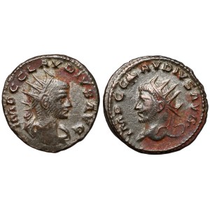 Empire romain, Claude II le Goth (268-270 apr. J.-C.) Antoniniens - lot (2 pièces)