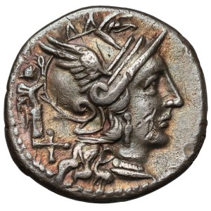 Republika, C. Terentius Lucanus (147 př. n. l.) Denár, Řím