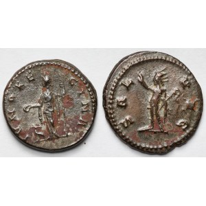 Empire romain, Claude II le Goth (268-270 apr. J.-C.) Antoniniens - lot (2 pièces)