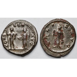 Empire romain, Claude II le Goth (268-270 apr. J.-C.) Antoniniens - lot (2 pièces)