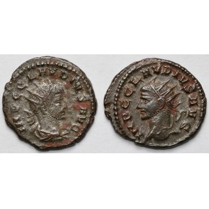 Empire romain, Claude II le Goth (268-270 apr. J.-C.) Antoniniens - lot (2 pièces)